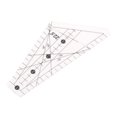 thumbnail image 3 of Tailor Ruler, Slot Design Transparent 22.5 Degrees Quilting Ruler  For Sewing For DIY Craft 8ft, 3 of 8