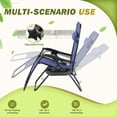 thumbnail image 2 of Devoko Adjustable Zero Gravity Chair with Pillow and Cup Holder - Set of 2 Blue, 2 of 7