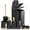 8 Piece Set-Black, variant on 8 Piece Set Black Bathroom Accessories Set
