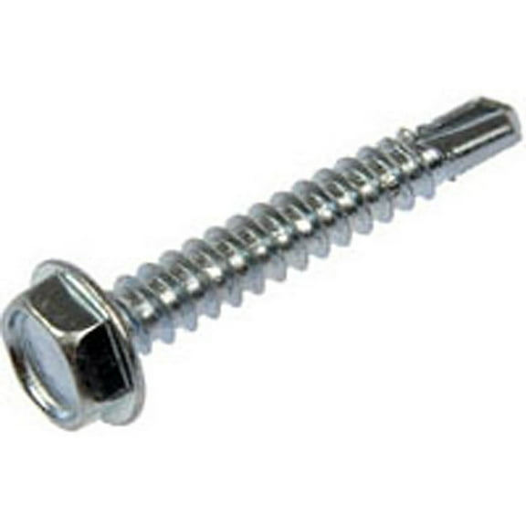 Dorman 700-222 Self Tapping Screw-Hex Washer Head-No. 10 x 1-1/4 In. (Pack of 50)
