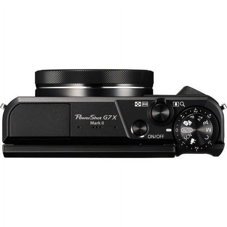 Canon PowerShot G7X Mark II Digital Camera, Pixi Bundle