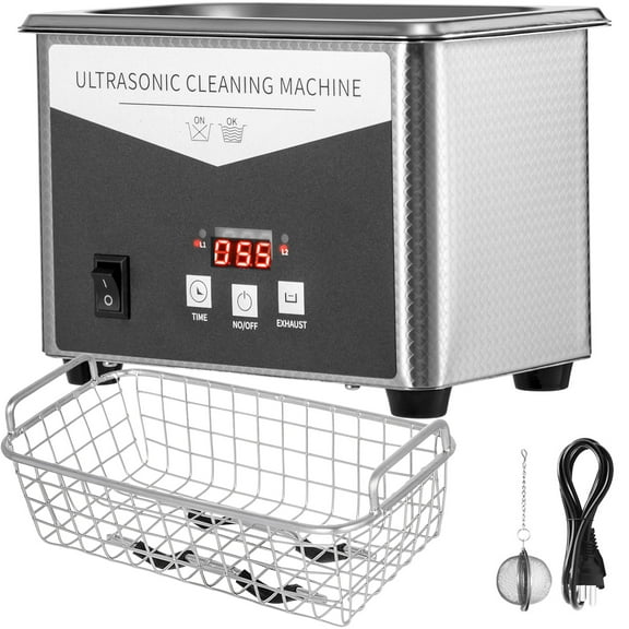 VEVOR 15L Upgraded Ultrasonic Cleaner (600W Heater,360W Ultrasonic) Professional Digital Lab Ultrasonic Parts Cleaner with Heater Timer for Glass Dental Instruments Cleaning