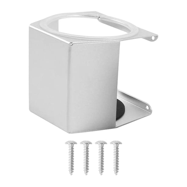 Portavasos para coche, portavasos, contenedor de bebidas para coche, botella de agua multifuncional útil Plata
