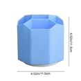 thumbnail image 3 of Rotating Pen Container Student Desk Organizer, Multi Compartment Pen Holder with Note Tray, 360 Degree Smooth Rotation Storage, Office S*chool Makeup Brush Holder Box, 3 of 8
