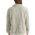 thumbnail image 4 of Women's La Cera 8826 100% Polyester Fleece Bed Jacket (Taupe M), 4 of 4