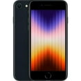 thumbnail image 1 of Pre-Owned No Plan-Unlocked Device Apple iPhone SE (2022) Smartphone 128GB 4GB RAM Midnight, 1 of 1