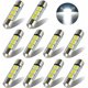 thumbnail image 1 of Bombilla LED 5050 de 36MM para coche, luz de matrícula, lámpara de cúpula Interior blanca, 6000K, luz de estrellas, 10 Uds., 1 of 5