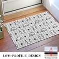thumbnail image 3 of Black and White Baseball Caps Pattern Door Rugs,Washable Non Slip Door Mats Indoor,Decorative Door Mats,Entry Mat Indoor for Entrance,Bedroom,Kitchen,Bathroom,16"x24", 3 of 6