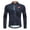 Gray, variant on Men's Cycling Jersey Long Sleeve Breathable Full Zip Bike Shirt with Pockets Red S