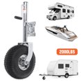 Qiyester Heavy Duty Swivel Tongue Trailer Jack with Wheel 2000 Lbs 11In ...
