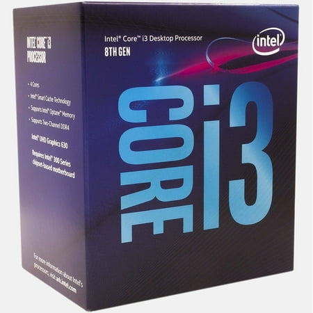 Intel BX80684I38100 CPU Core i3-8100 ed 6m Cache 3.6GHz LGA1151