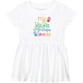 thumbnail image 3 of Inktastic Yiayia and Grandpa Love Me Girls Baby Dress, 3 of 5