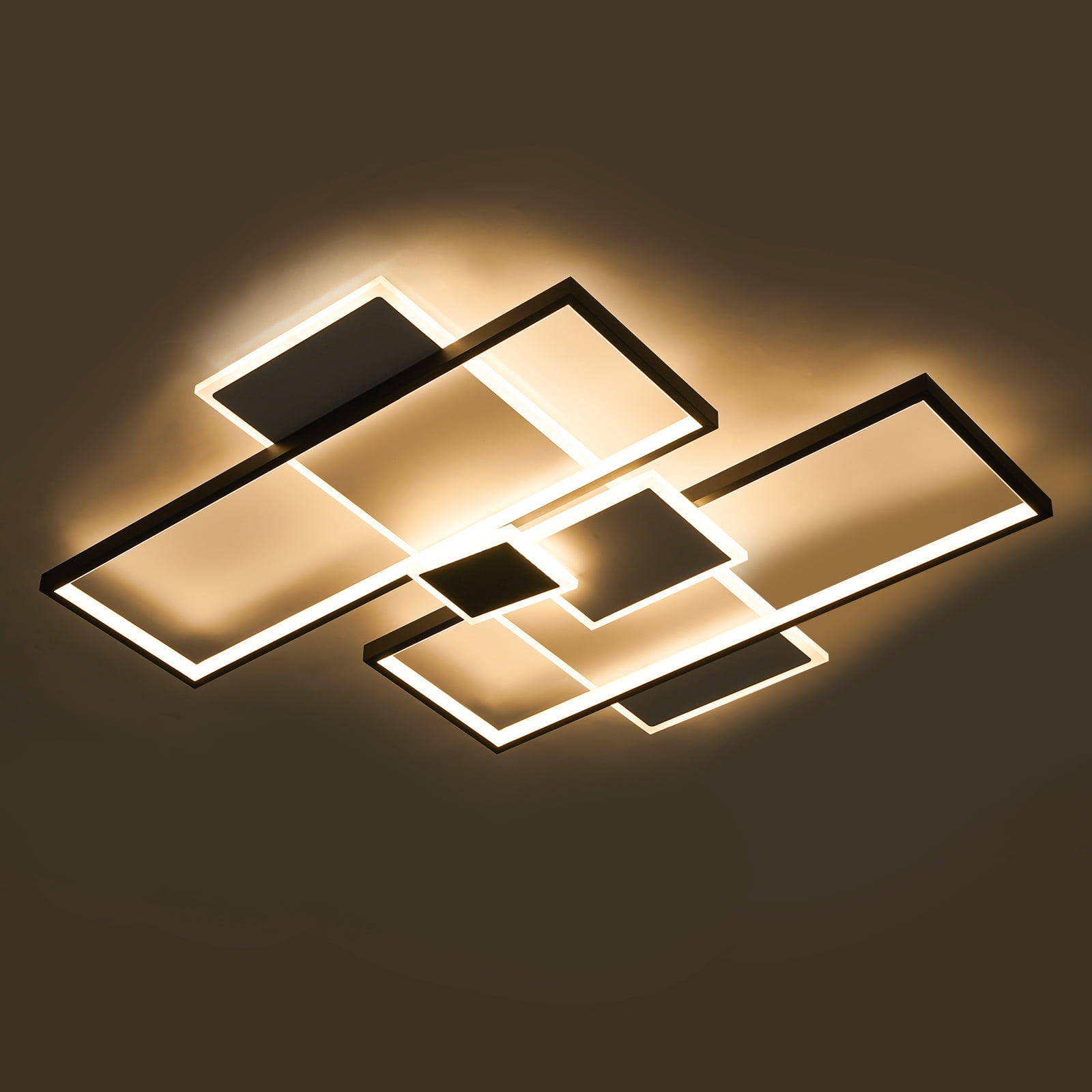 Modern Ceiling Light, Ceiling Mount Light Fixture with Remote Control