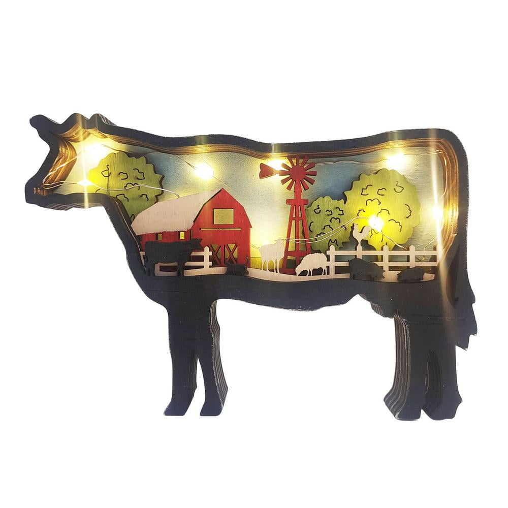 Adult 5000 Pieces Wooden Color Cow Jigsaw Puzzle Game Adult Educational Game Creative Family Entertainment Children's Educational Toys