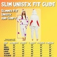 thumbnail image 3 of Slim Chicken Adult Onesie - Animal Halloween Costume - Plush Egg One Piece Cosplay Suit for Adults, Women and Men FUNZIEZ! (Beige, Large), 3 of 6