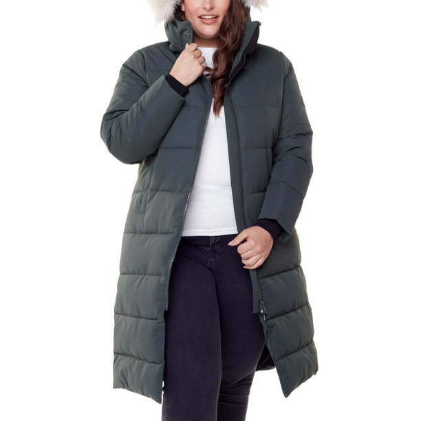 Alpine North Women’s Vegan Down Recycled Long Winter Parka (Plus Size