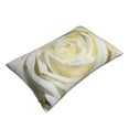 thumbnail image 3 of Balery White Rose Bedding Queen Pillow Cases - Envelope Closure - Soft Brushed Microfiber Fabric - Shrinkage and Fade Resistant Pillow Cases-14"x20", 3 of 9