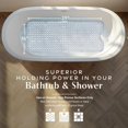 thumbnail image 3 of SlipX Solutions Power Grip Bathtub Safety Mat | Precision Grip Technology for Longer, Stronger, & Softer Wet Surface Protection | Transparent 39"x16", 3 of 5
