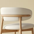 thumbnail image 4 of Mid-Century Modern wood feet Dining Chair (Set of 2) – Stylish Wooden Chairs for Dining Room, Kitchen, or Living Room, Comfortable & Durable, Easy to Assemble, 4 of 5