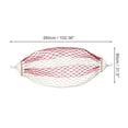 thumbnail image 3 of Unique Bargains 1 Pc Durable Rollover Prevention Hammock for Outdoor 102.36" Length Red White, 3 of 4