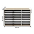 thumbnail image 2 of Adjustable File Sorter, 27 Slots Desktop Literature Organizer,  Mail Center Magazine Holder 31.5*12*21.69 inch, 2 of 22