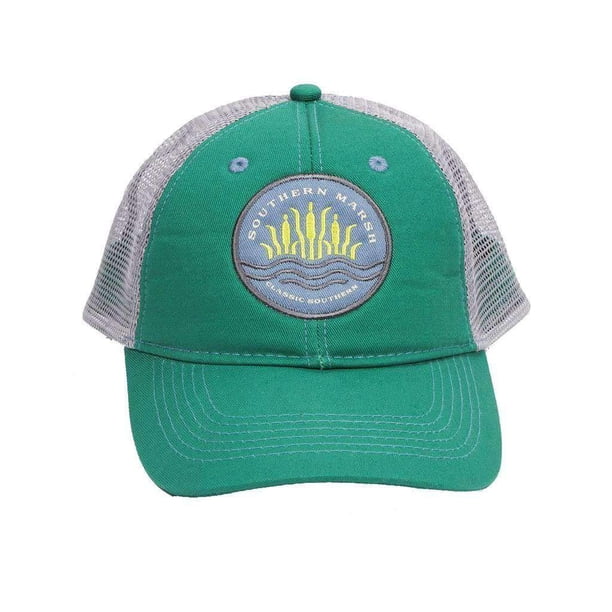 Gorro Trucker Southern Marsh Cattail Bimini Verde