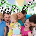 thumbnail image 3 of 4pcs Soccer Pennant Banner Soccer Party Decorations Triangle Football Flags For Birthday Sports Events Wall Hanging, 3 of 4