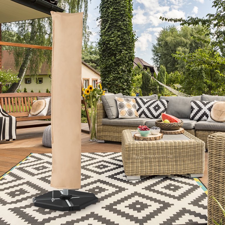 11 ft patio umbrella cover Covered Living 11ft Replacement Canopy, 8 Ribs, Terracotta Color (canopy Only) The Ravenna umbrella cover adds style to your patio and will protect for years. 11ft Cantilever Umbrella Replacement Canopy