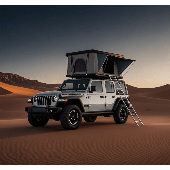 Rooftop Tent Hard Shell, Overland Rooftop Tent for Van Jeep SUV Truck Car Tent,Aluminum Alloy roof Tent Waterproof 2-3 People pop up Tents for Camping