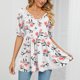 thumbnail image 3 of Top con cuello en V Zhivalor para mujer mangas abullonadas Tipo 6 S, 3 of 6