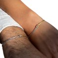 thumbnail image 1 of ZHOUSUFEN Stainless Steel Jewelry Peronslized Clavicle Chain Knot Layered Bracelet Rings for Wedding Party, 1 of 8