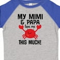 thumbnail image 4 of Inktastic Mimi and Papa Love Me Crab Boys or Girls Toddler T-Shirt, 4 of 5