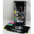 thumbnail image 3 of G.T. Luscombe Highlighters, Chisel Point, Assorted Colors, 5 Count, 3 of 4