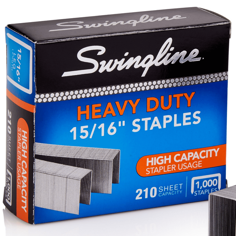 Swingline Premium Heavy Duty Staples, 15/16