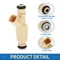 thumbnail image 4 of Unique Bargains Fuel Injector No.3033722 Fuel Injection Nozzle for Ford Explorer 1999-2001 5.5L Yellow, 4 of 6