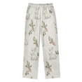 thumbnail image 2 of FORMRS Kids Pajama Pants with Pockets Size 6-8Y Boys Lounge Sleep Bottoms, Beige Rabbits and Carrots, 2 of 8