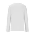 thumbnail image 6 of Plebaso Women's Long Sleeve Pocket T-Shirts Casual Crew Neck Basic Tee Shirts Fall Winter Clothes, 6 of 8