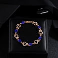 thumbnail image 3 of jiaroswwei Bangle Charm Woman Cubic Zirconia Lady Elegant Love Heart Bangle, 3 of 8