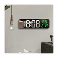 Digital Wall Clock Temperature and Humidity Display Night Mode Table