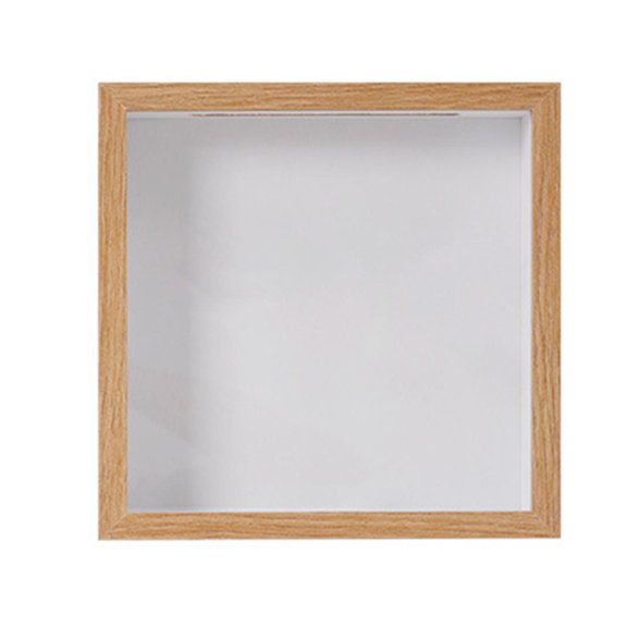 Vitrina con marco de sombra para guardar fotos, recuerdos y películas, eventos deportivos. 29x29cm
