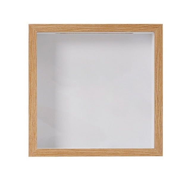 Caja de sombra con marco, elegante vitrina para guardar recuerdos, sellos, películas y deportes. 29x29cm