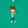 thumbnail image 4 of Inktastic Rock Boy, Brown Hair, Guitar Player, Band, Music Boys Baby T-Shirt, 4 of 5