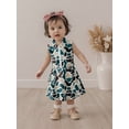 thumbnail image 4 of BemeyourBBs Kids Toddler Baby Girl Summer Golf Football Dress Outfit Athletic Workout Dress Clothes Sleeveless Tank Dress Lapel Collar Half Zipper A Line Dress Party Princess Dresses, 4 of 5
