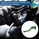 thumbnail image 3 of Palancas de freno y embrague cortas y largas únicas para Yamaha YZF R1 09-14, palanca de freno ajustable en 6 posiciones, aleación de aluminio, mango verde con extremo negro, 3 of 6