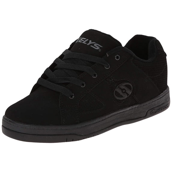 Heelys Boys' Split Sneaker, Black/White, 4 Medium Us Big Kid