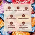thumbnail image 5 of Harken, Salted Caramel & Chocolate Candy Bar, Added Sugar Free, 14g Fiber, Gut-Happy & Vegan Snack, Dairy Free, 1.41oz, 5 of 5