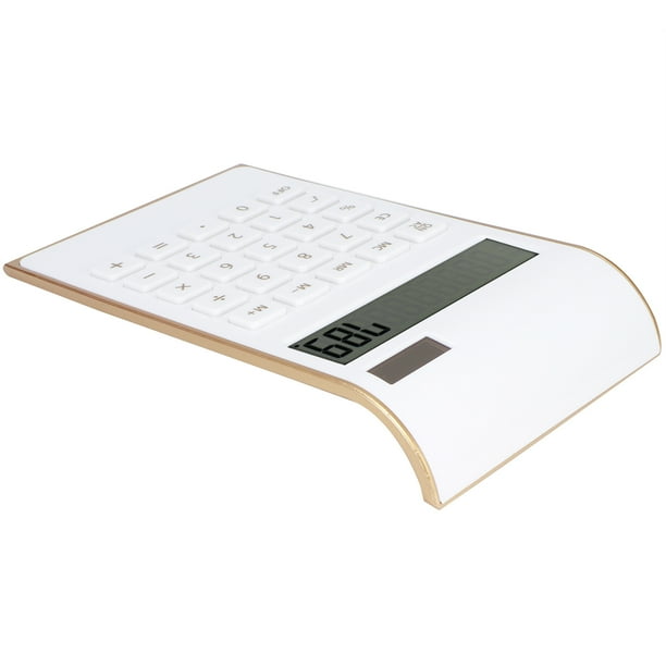Calculadora de oficina, Calculadora portátil de 10 dígitos Calculadora solar Calculadoras de escritorio Excelencia verdadera Jadeshay A