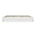 thumbnail image 3 of Barcelona King Panel Platform Bed with 2 Storage Drawers in White, 3 of 5