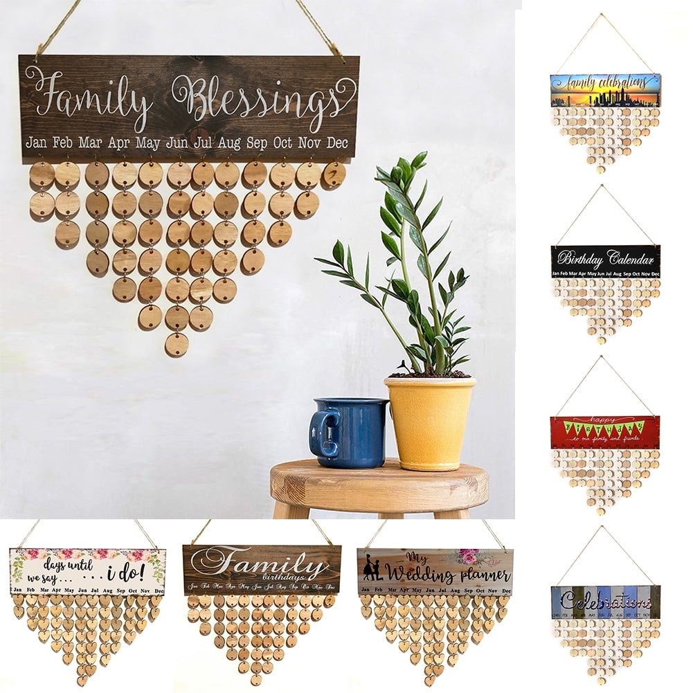 spring-park-family-birthday-board-diy-wooden-calendar-wall-hanging-birthday-reminder-walmart-com