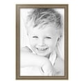 thumbnail image 2 of ArtToFrames 16" x 24" Aged White Gold Picture Frame, 16x24 inch Silver Wood Poster Frame (WOM-2036),  Pack, 2 of 7